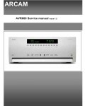 Сервисная инструкция Arcam AVR-600