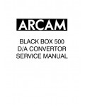 Сервисная инструкция Arcam BLACKBOX-500