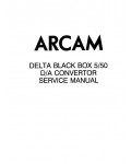 Сервисная инструкция Arcam BLACKBOX 5, 50 DAC