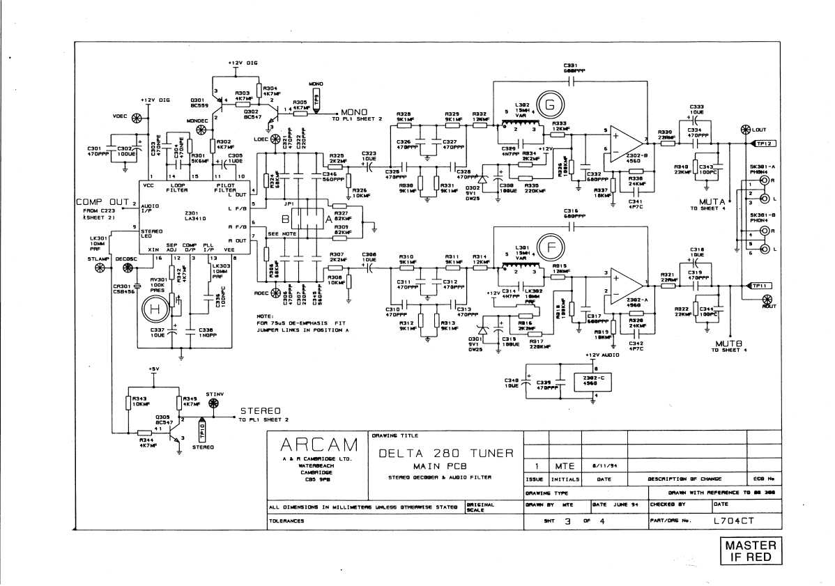 Сервисная инструкция Arcam DELTA-280MK2