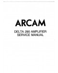 Сервисная инструкция Arcam DELTA-290