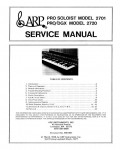 Сервисная инструкция ARP PRO-SOLIST, 2701