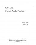 Сервисная инструкция Audioarts ADR-32