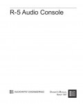Сервисная инструкция Audioarts R-5
