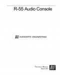 Сервисная инструкция Audioarts R-55