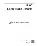 Сервисная инструкция Audioarts R-90