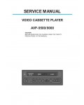 Сервисная инструкция Audiovox AVP-9000 9500