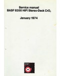 Сервисная инструкция BASF 8200 HIFI STEREO-DECK