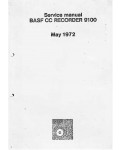 Сервисная инструкция BASF 9100 CC RECORDER