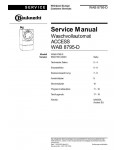 Сервисная инструкция Bauknecht WAB-8795-D