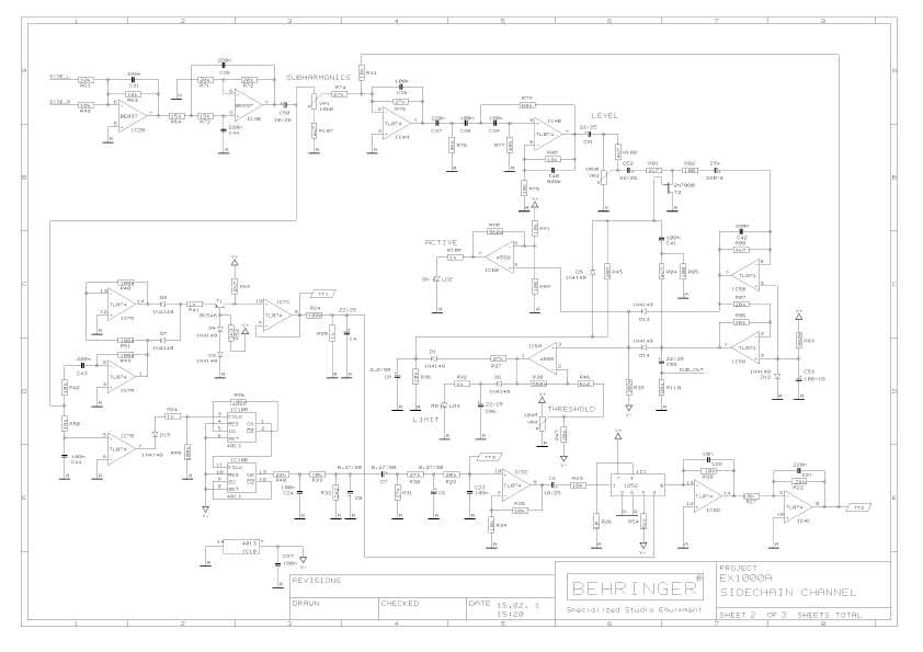 Сервисная инструкция Behringer EX1000A