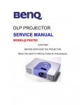Сервисная инструкция Benq PE8700