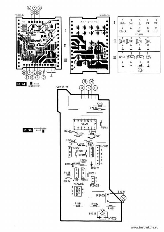 Сервисная инструкция BLAUPUNKT GAMMA-III, AUDI