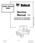 Сервисная инструкция BOBCAT 2200, 12-09