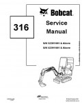 Сервисная инструкция BOBCAT 316, 2-06