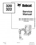 Сервисная инструкция BOBCAT 320, 322, 7-06