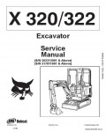 Сервисная инструкция BOBCAT 320, 6724910, 1-97