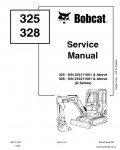 Сервисная инструкция BOBCAT 325, 328, 10-09