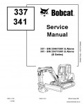 Сервисная инструкция BOBCAT 337-341, 11-09