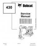 Сервисная инструкция BOBCAT 430, 10-09