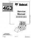 Сервисная инструкция BOBCAT 463, 8-07