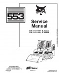 Сервисная инструкция BOBCAT 553, 1-98