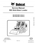 Сервисная инструкция BOBCAT 553, 6904705, 3-06