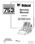 Сервисная инструкция BOBCAT 753, 2-06