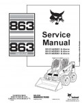 Сервисная инструкция BOBCAT 863-863H, 10-98