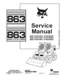 Сервисная инструкция BOBCAT 863-863H, 6724799, 4-96
