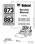 Сервисная инструкция BOBCAT 873-883, 2-06