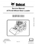 Сервисная инструкция BOBCAT A770, 1-11