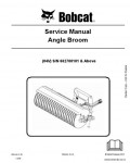 Сервисная инструкция BOBCAT ANGLE, BROOM, 11-10