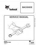 Сервисная инструкция BOBCAT BACKHOE, 6-98