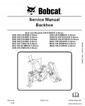Сервисная инструкция BOBCAT BACKHOE, 8-08