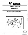 Сервисная инструкция BOBCAT BOX, BLADE, 6-09