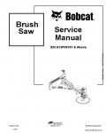 Сервисная инструкция BOBCAT BRUSHSAW, 1-07