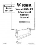 Сервисная инструкция BOBCAT COMBO, BUCKET, 4-07