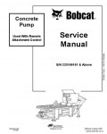 Сервисная инструкция BOBCAT CONCRETE, PUMP, 2-06