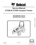 Сервисная инструкция BOBCAT CT225-CT230, 12-09