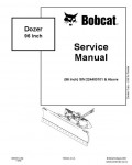 Сервисная инструкция BOBCAT DOZER, 96, IN, 1-06