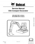 Сервисная инструкция BOBCAT E42, 8-10
