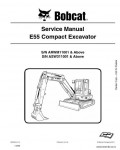Сервисная инструкция BOBCAT E55, 6-11