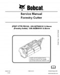 Сервисная инструкция BOBCAT FORESTRY, CUTTER, 11-08