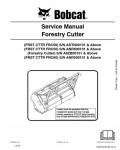 Сервисная инструкция BOBCAT FORESTRY, CUTTER, 7-10
