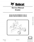 Сервисная инструкция BOBCAT GRADER, 11-10