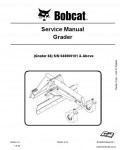 Сервисная инструкция BOBCAT GRADER, 4-11
