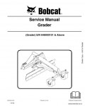 Сервисная инструкция BOBCAT GRADER, 6-09