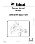 Сервисная инструкция BOBCAT GRADER, 8-09