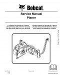 Сервисная инструкция BOBCAT PLANER, 3-10